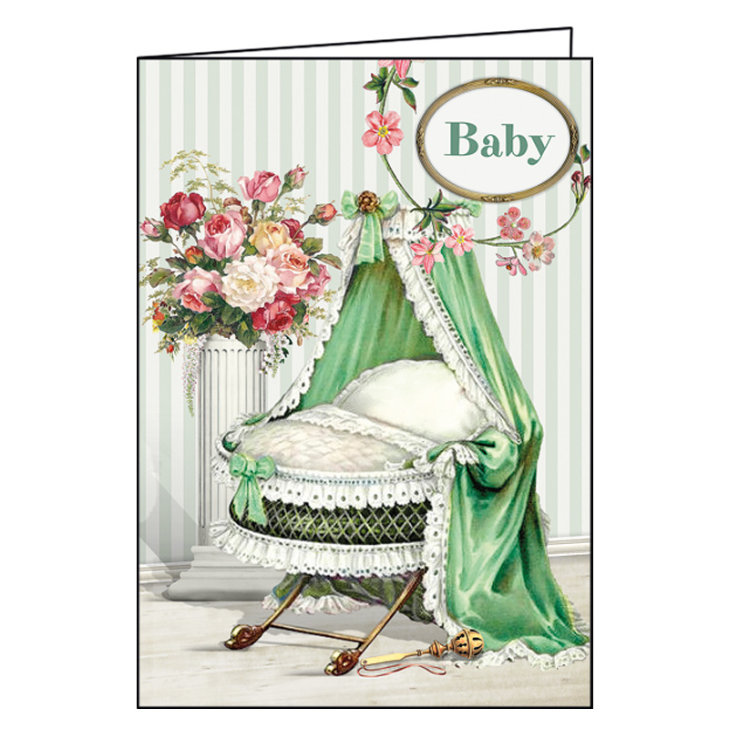 EG-8756 ΕΥΧΕΤΗΡΙΑ ΚΑΡΤΑ BABY ΜΕ ΓΚΛΙΝΤΕΡ & ΦΑΚΕΛΟ