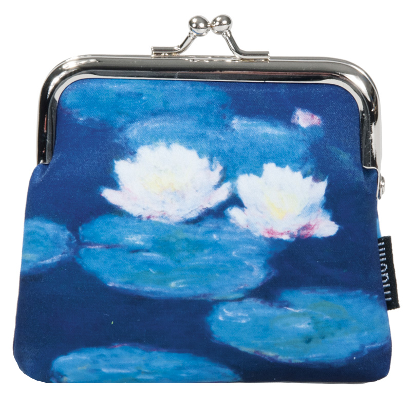 FR-18921 ΠΟΡΤΟΦΟΛΑΚΙ ΥΦΑΣΜΑΤΙΝΟ ΜΕ ΚΛΙΠ "MONET"
