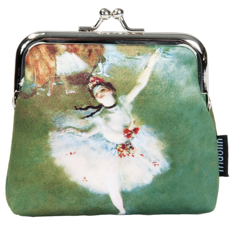 FR-18926 ΠΟΡΤΟΦΟΛΑΚΙ ΥΦΑΣΜΑΤΙΝΟ ΜΕ ΚΛΙΠ "DEGAS"
