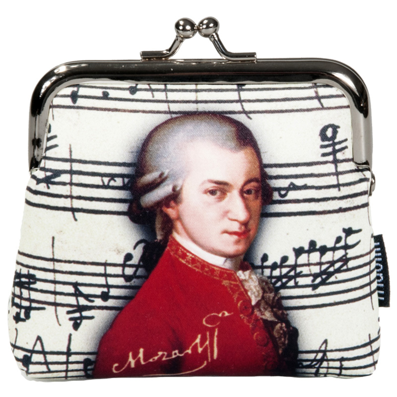 FR-18961 ΠΟΡΤΟΦΟΛΑΚΙ ΥΦΑΣΜΑΤΙΝΟ ΜΕ ΚΛΙΠ "MOZART"