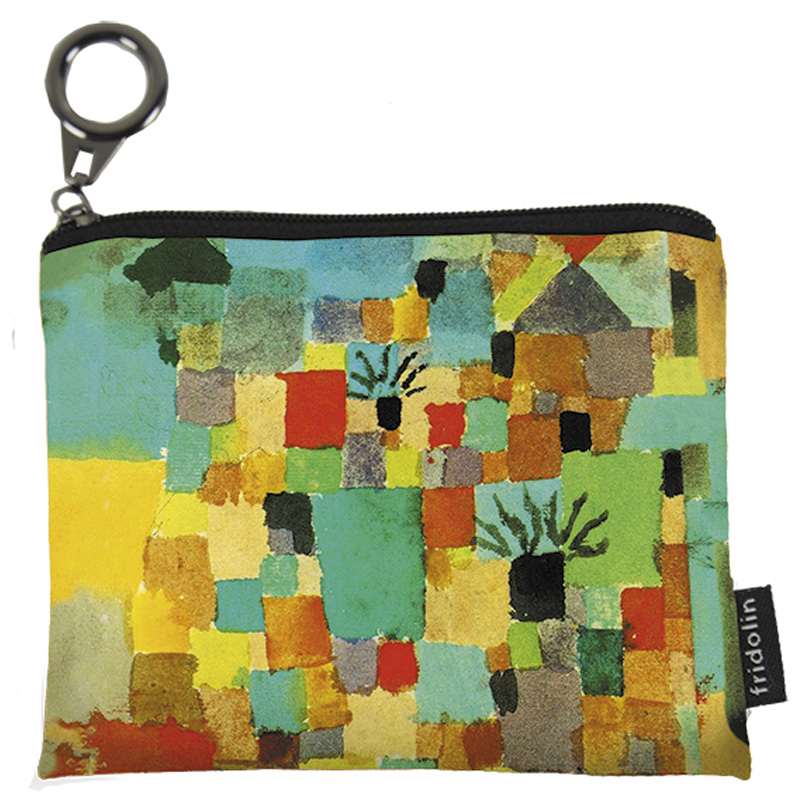 FR-19264 ΠΟΡΤΟΦΟΛΑΚΙ ΥΦΑΣΜΑΤΙΝΟ ΜΕ ΦΕΡΜΟΥΑΡ "PAUL KLEE" GARDEN