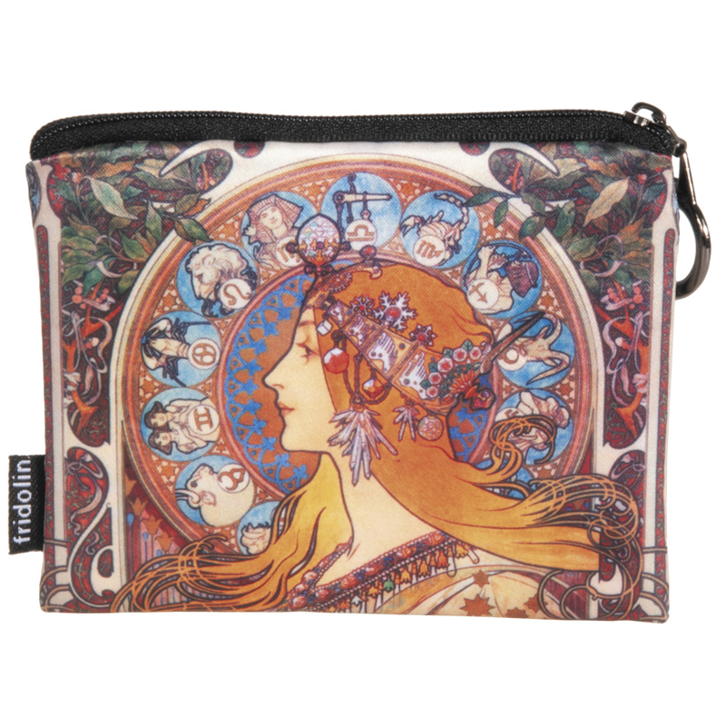 FR-19277 ΠΟΡΤΟΦΟΛΑΚΙ ΥΦΑΣΜΑΤΙΝΟ ΜΕ ΦΕΡΜΟΥΑΡ "ART NOUVEAU" ZODIAK