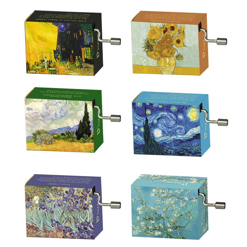 FR-58130 ΜΟΥΣΙΚΟ ΚΟΥΤΑΚΙ  "VAN GOGH" 6 MOT