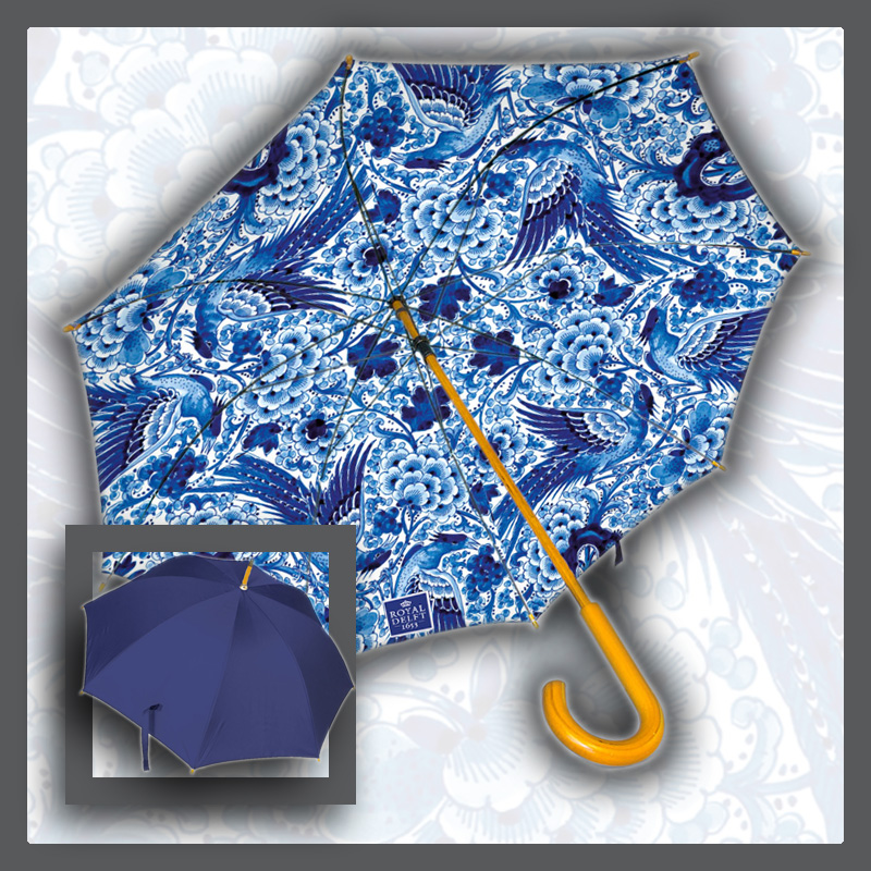 BB-UBS018 ΟΜΠΡΕΛΑ ΜΠΛΕ ΠΟΥΛΙΑ ROYAL DELFT