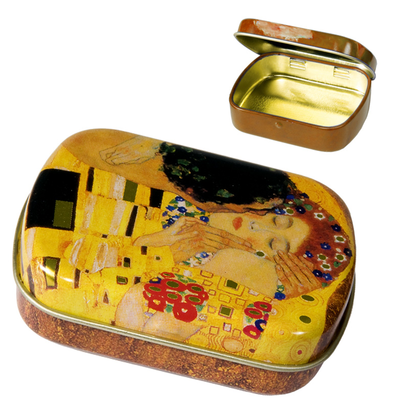 FR-18611 ΚΟΥΤΑΚΙ ΜΕΤΑΛΛΙΚΟ "KLIMT KISS"