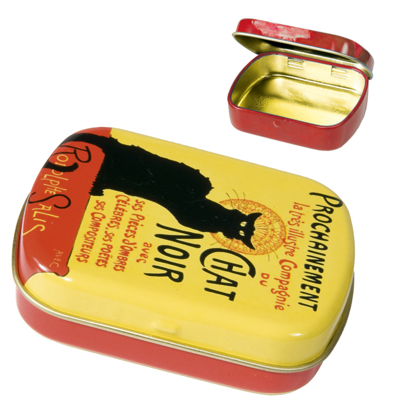 FR-18621 ΚΟΥΤΑΚΙ ΜΕΤΑΛΛΙΚΟ "CHAT NOIR"