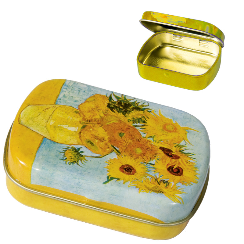 FR-18632 ΚΟΥΤΑΚΙ ΜΕΤΑΛΛΙΚΟ "VAN SUNFLOWERS"