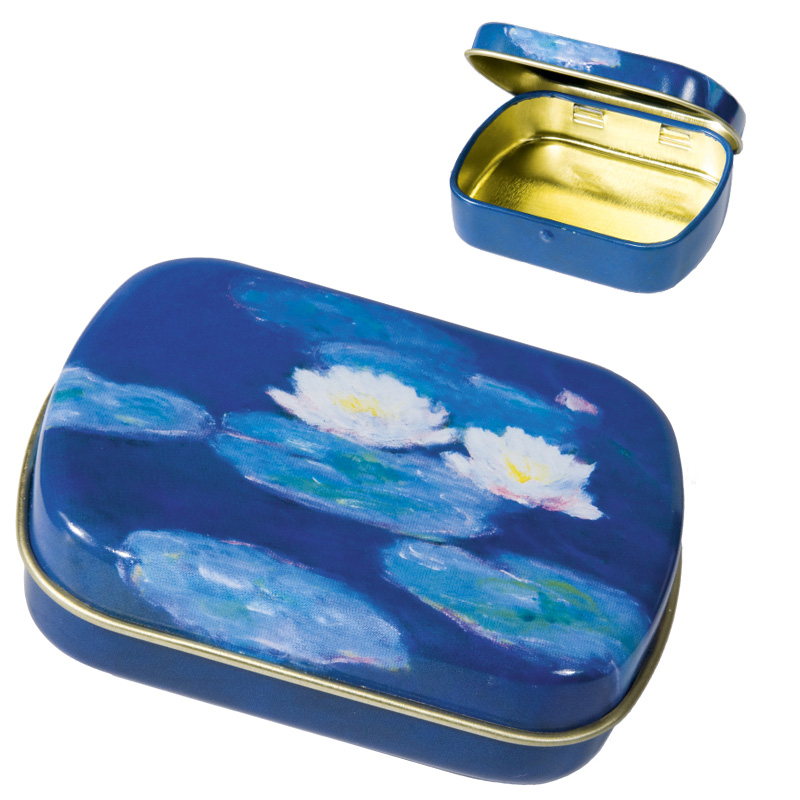 FR-18641 ΚΟΥΤΑΚΙ ΜΕΤΑΛΛΙΚΟ "MONET" WATER LILLIES