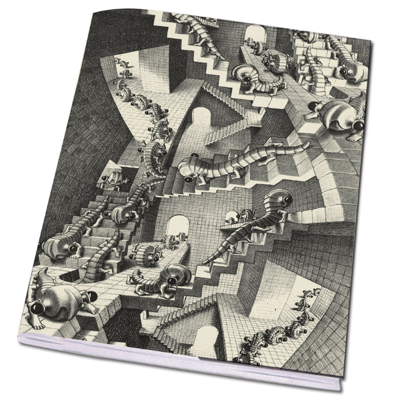 BB-CH051 A5 ΣΗΜ/ΡΙΟ ΚΑΡΦΙΤΣΑ ΚΑΤΟΙΚΙΑ ΣΤΕΓΩΝ M.C. ESCHER