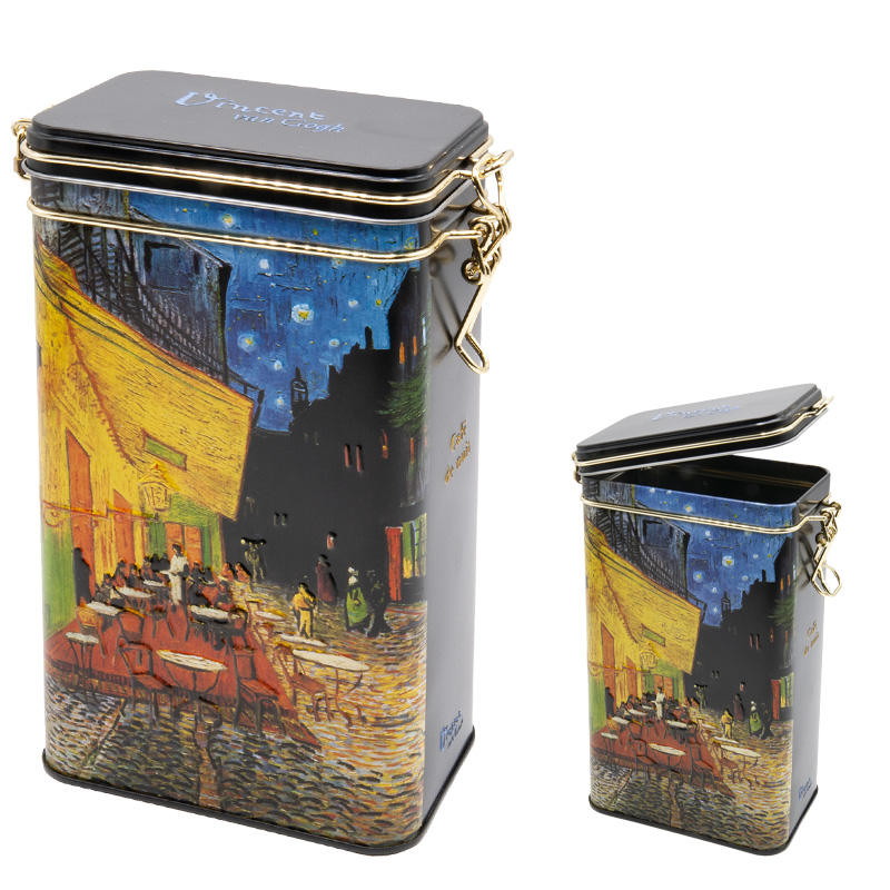 FR-19403 ΚΟΥΤΙ ΑΠΟΘΗΚΕΥΣΗΣ ΜΕΤΑΛΛΙΚΟ "VAN GOGH" CAFE DE NUIT