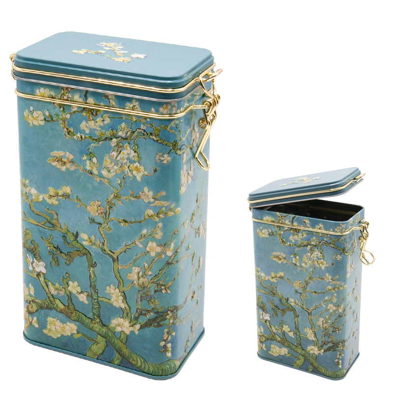 FR-19404 ΚΟΥΤΙ ΑΠΟΘΗΚΕΥΣΗΣ ΜΕΤΑΛΛΙΚΟ "VAN GOGH" ALMOND BLOSSOM