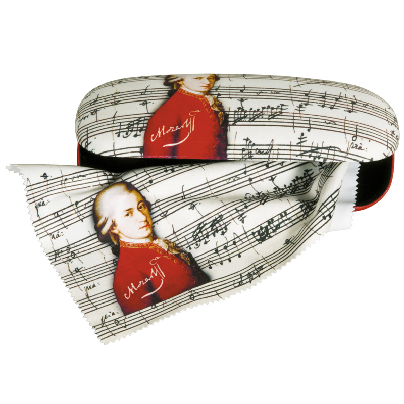 FR-12531 ΘΗΚΗ ΓΥΑΛΙΩΝ ΥΦΑΣΜΑΤΙΝΗ ΜΕ ΠΑΝΑΚΙ "MOZART"