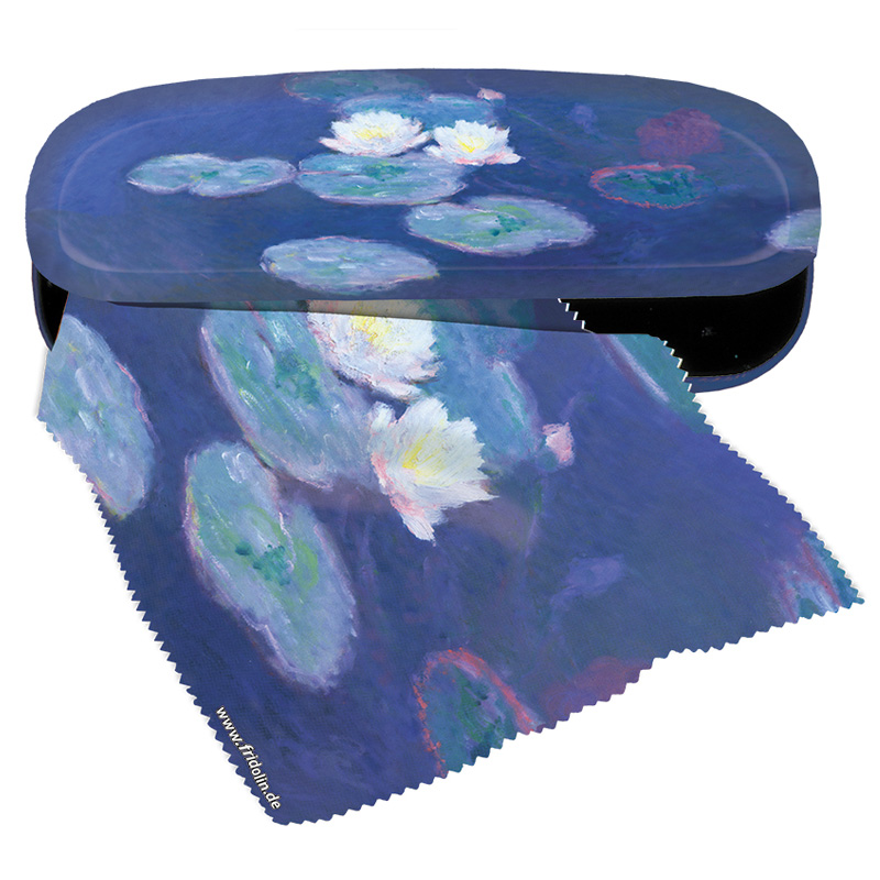 FR-12554 ΘΗΚΗ ΓΥΑΛΙΩΝ ΥΦΑΣΜΑΤΙΝΗ ΜΕ ΠΑΝΑΚΙ "MONET"