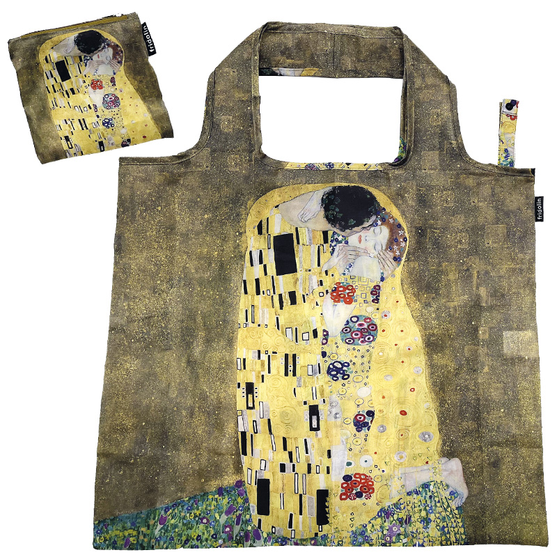 FR-40581 ART SHOPPING ECO BAGS "KLIMT"KISS 48X60EK.
