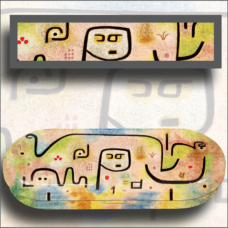 FR-18736 ΘΗΚΗ ΓΥΑΛΙΩΝ ΜΕΤΑΛΛΙΚΗ PAUL KLEE - Image 1