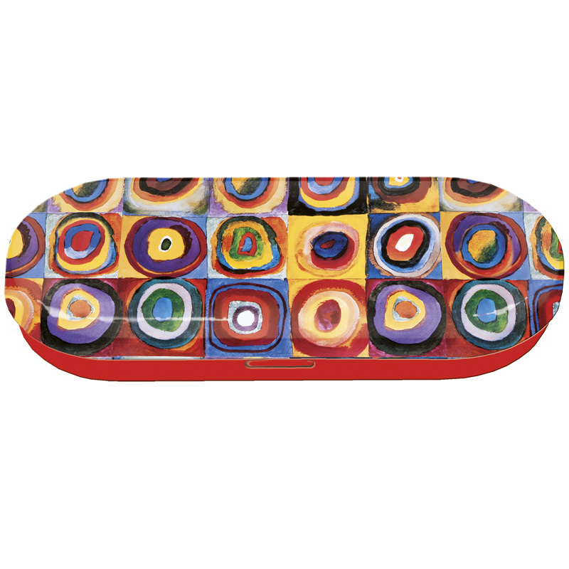 FR-18748 ΘΗΚΗ ΓΥΑΛΙΩΝ ΜΕΤΑΛΛΙΚΗ "KANDINSKY-FARBSTUDIE"