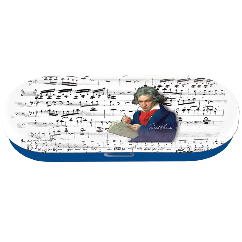 FR-18776 ΘΗΚΗ ΓΥΑΛΙΩΝ ΜΕΤΑΛΛΙΚΗ "BEETHOVEN"