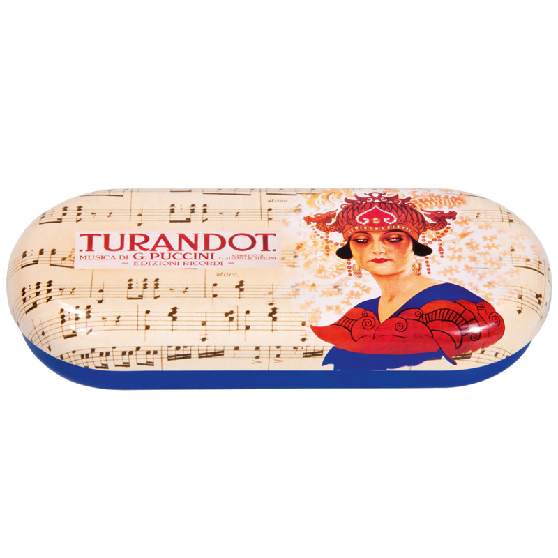 FR-18786 ΘΗΚΗ ΓΥΑΛΙΩΝ ΜΕΤΑΛΛΙΚΗ "OPERA-TURANDOT"