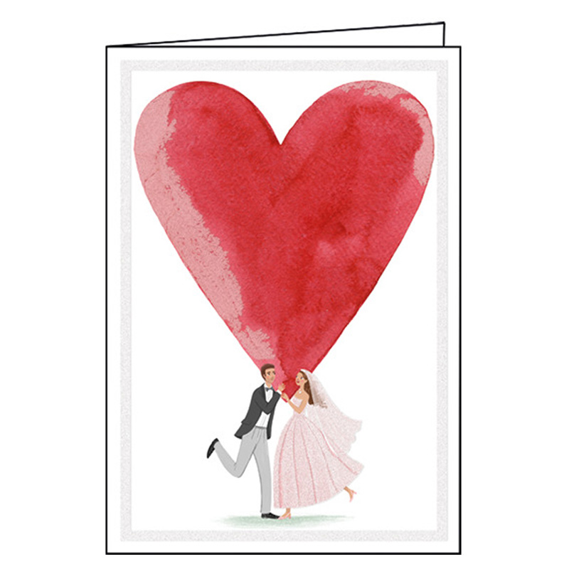 EG-9477 ΕΥΧΕΤΗΡΙΑ ΚΑΡΤΑ ΓΑΜΟΥΣ ΜΕ ΓΚΛΙΝΤΕΡ & ΦΑΚΕΛΟ