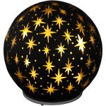 EX-282549 ΜΠΑΛΑ ΜΑΥΡΗ ΑΣΤΕΡΑΚ.LED 15X15X15EK.