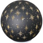 EX-282550 ΜΠΑΛΑ ΜΑΥΡΗ ΑΣΤΕΡΑΚ.LED 18X18X18EK.