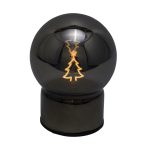 GE-22606167 LED ΜΠΑΛΑ ΓΥΑΛ.ΑΝΘΡΑΚΙ ΜΕ ΔΕΝΤΡΑΚΙΑ 12Χ12Χ16,5ΕΚ.
