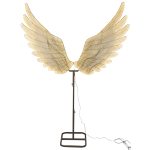 GE-22606447 ΦΤΕΡΑ ΣΕ ΒΑΣΗ ΥΦΑΣΜ.ΧΡΥΣΑ LED 148Χ38Χ164ΕΚ.